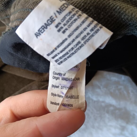 bootcut dark brown corduroy pants - Picture 10 of 14